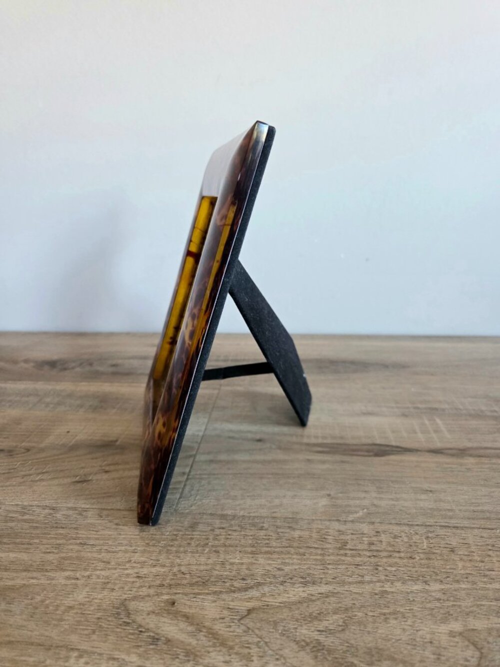 Lucite Tortoise Shell Picture Frame - Picture 4 of 8
